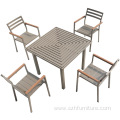 Outdoor Aluminum Alloy Garden Table And Chairs